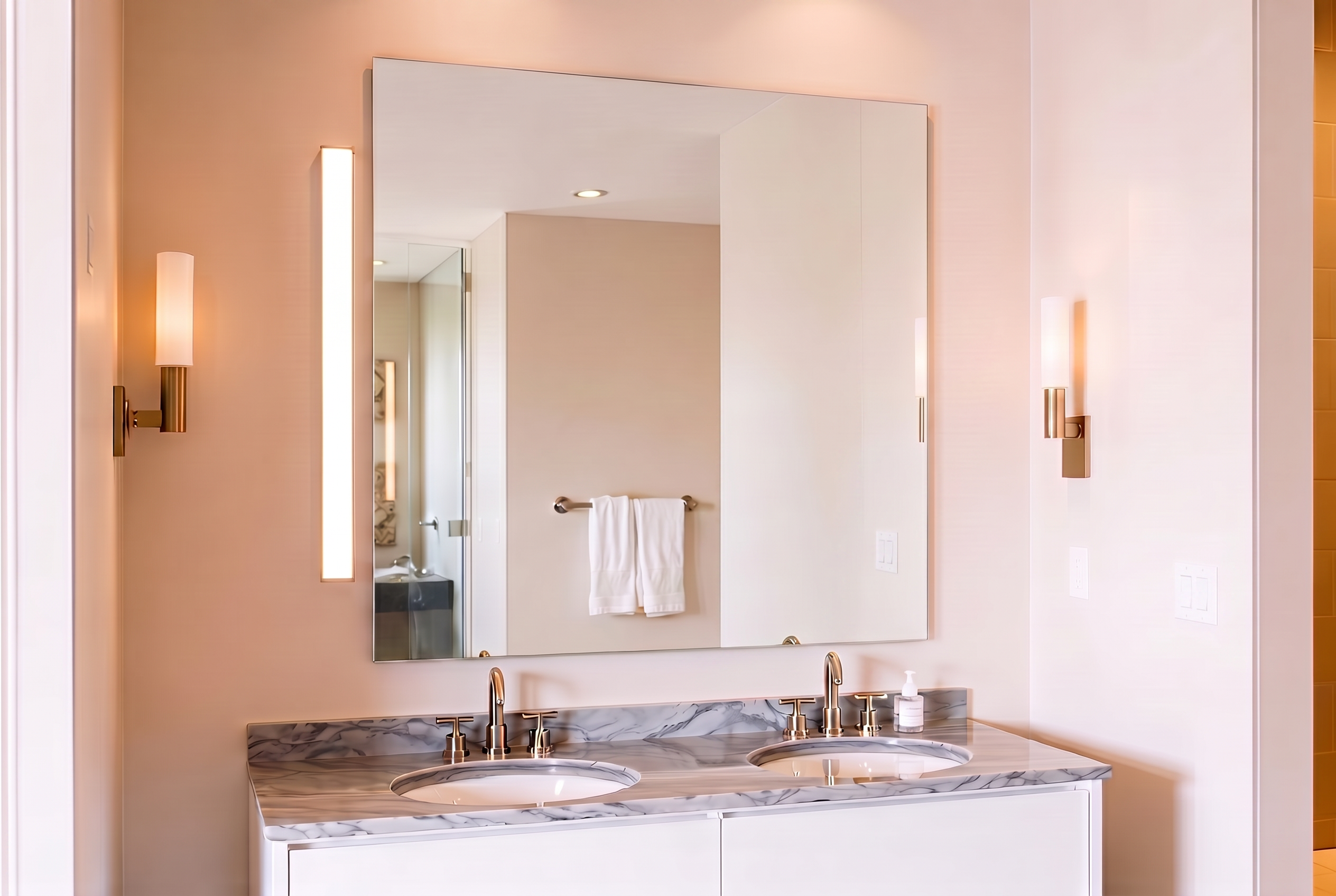 Custom wall mirror